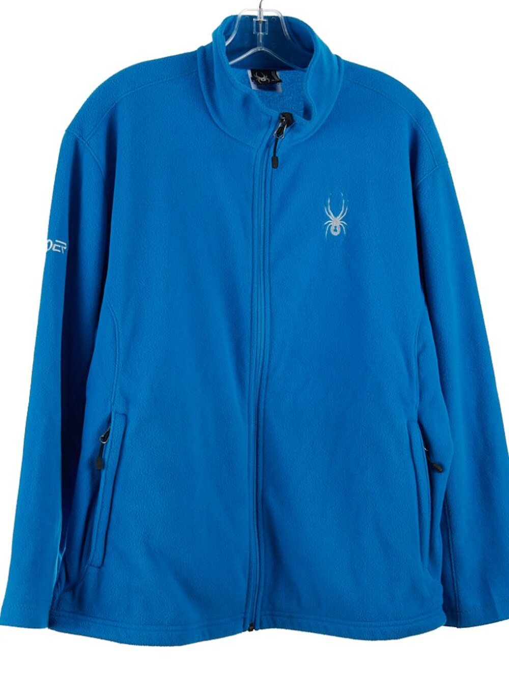 Spyder Blue Full Zip Fleece Sweater Men's Medium